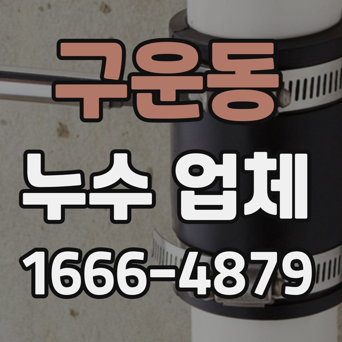 구운동 누수 업체