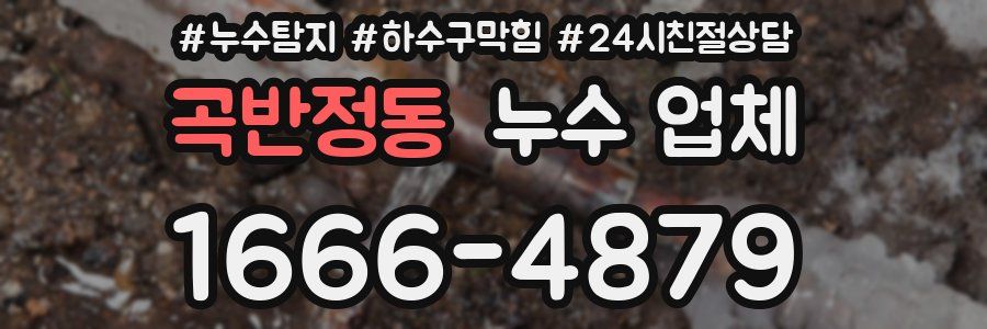곡반정동 누수 업체