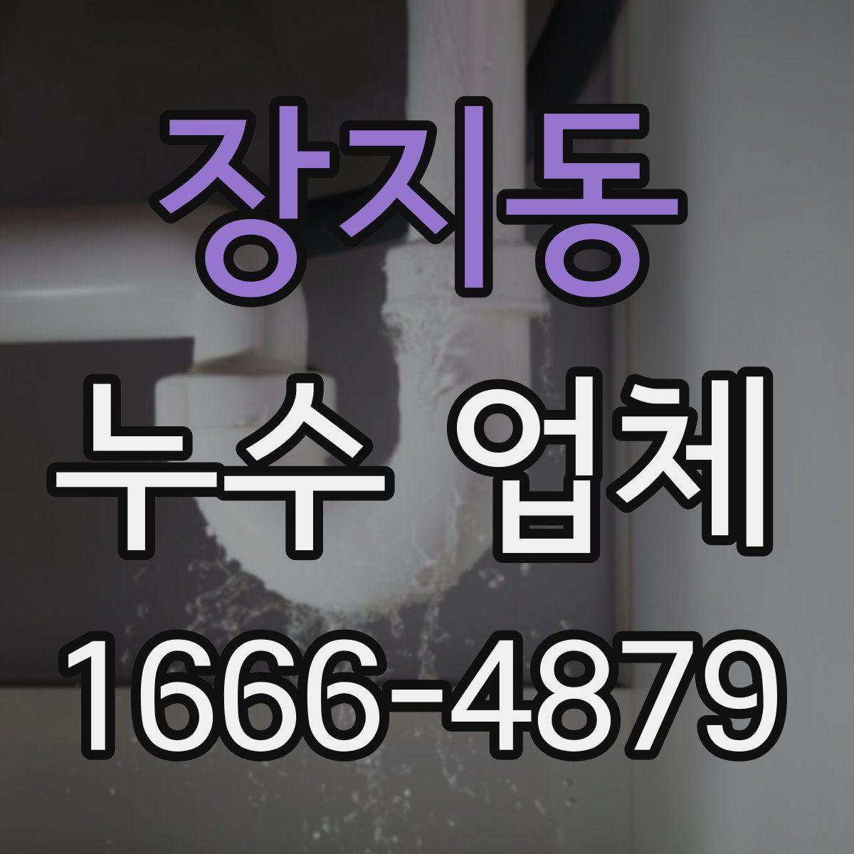 장지동 누수 업체