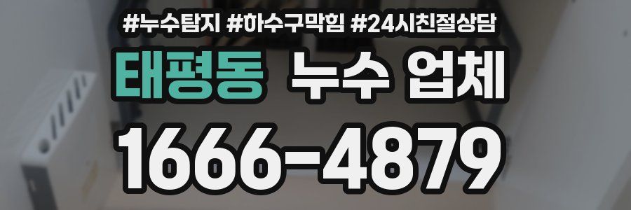 태평동 누수 업체