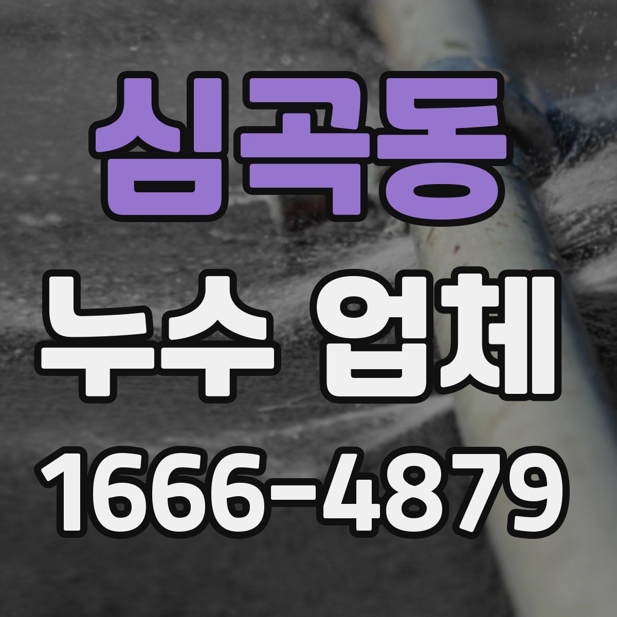 심곡동 누수 업체