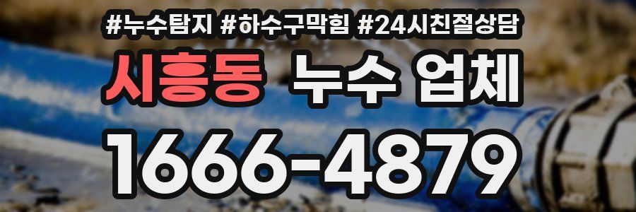 시흥동 누수 업체