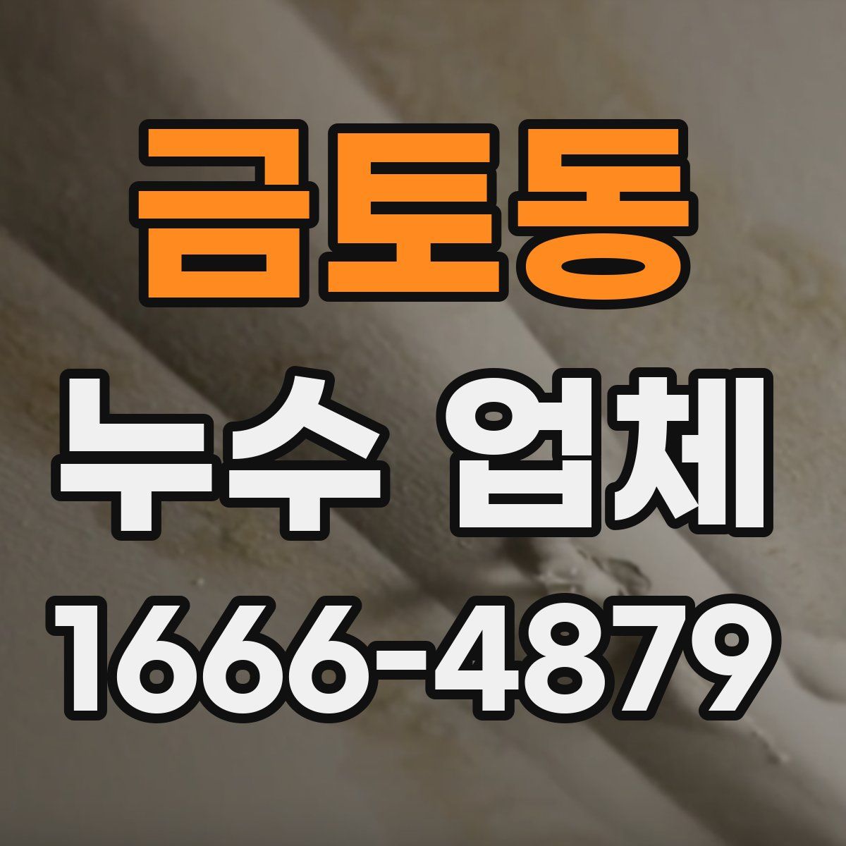 금토동 누수 업체