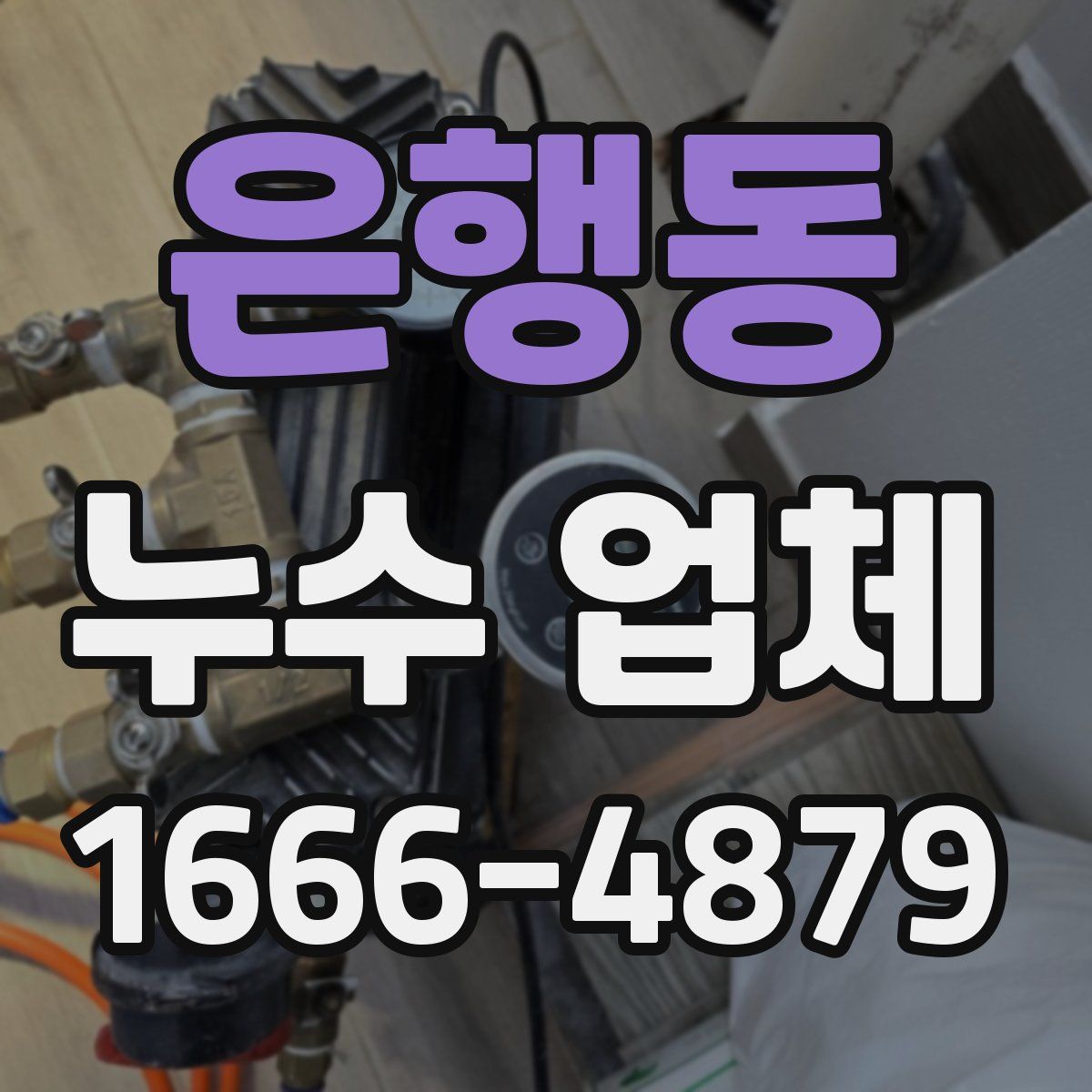 은행동 누수 업체