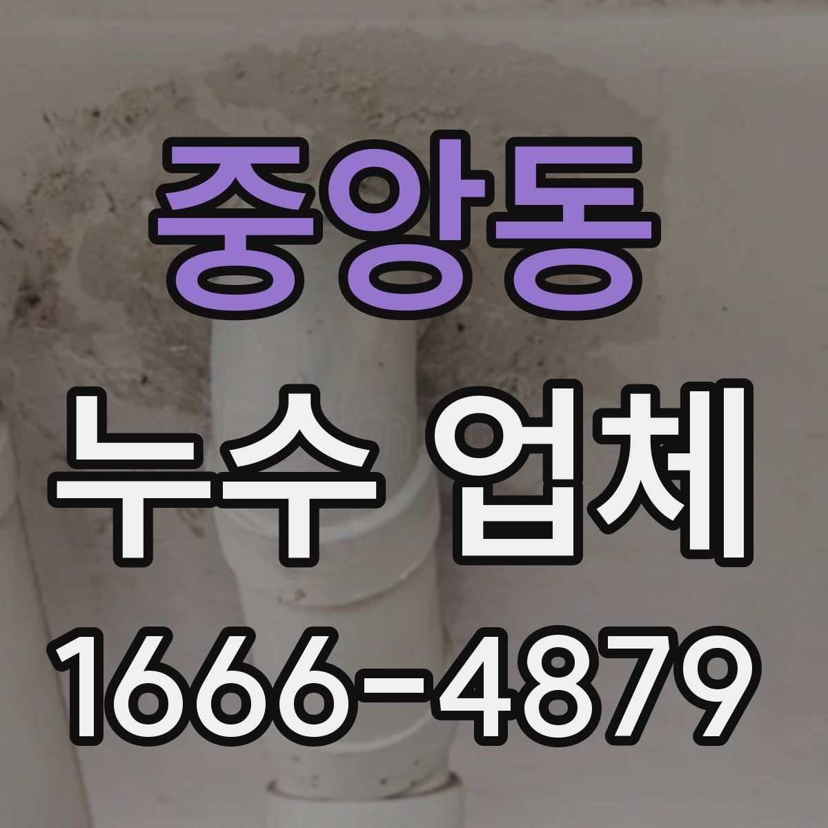 중앙동 누수 업체