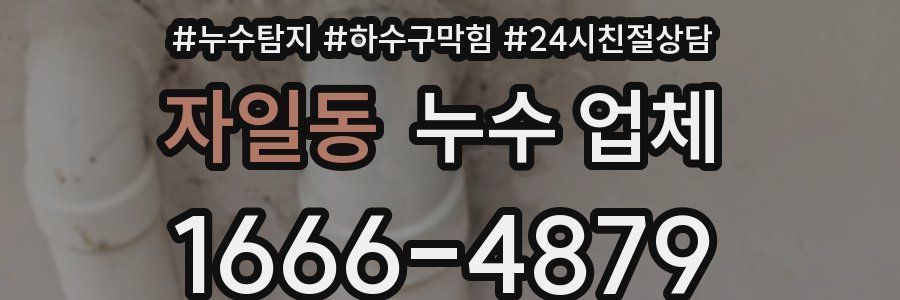 자일동 누수 업체