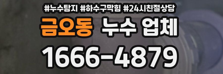 금오동 누수 업체
