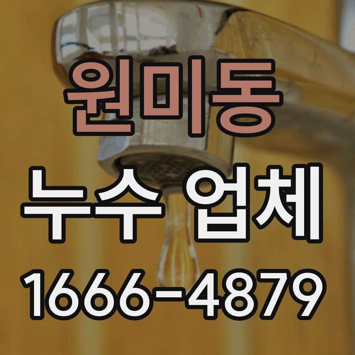 원미동 누수 업체
