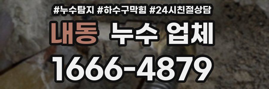 내동 누수 업체