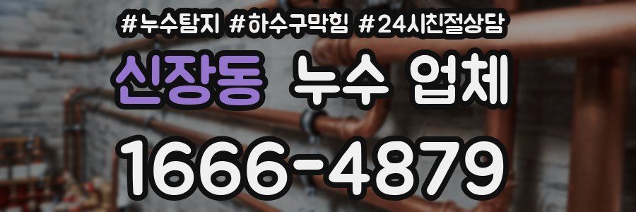 신장동 누수 업체