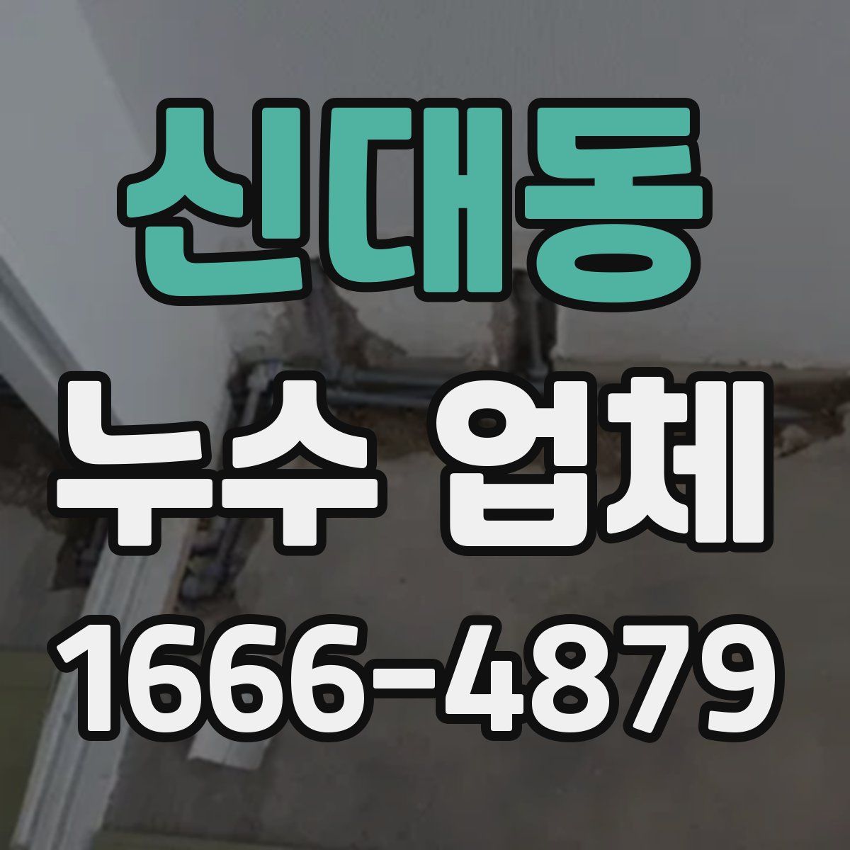 신대동 누수 업체