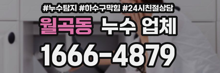 월곡동 누수 업체