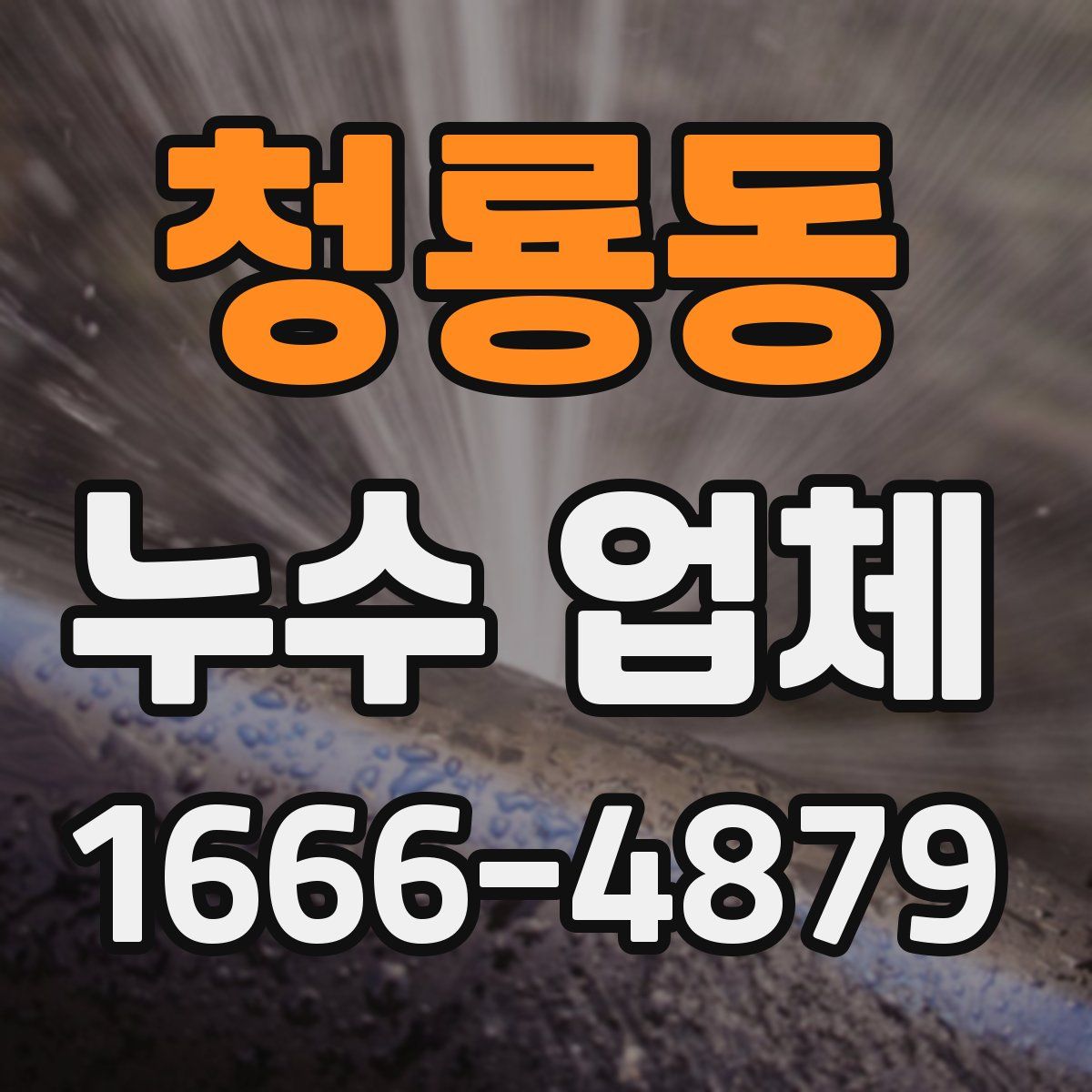 청룡동 누수 업체