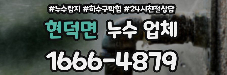 현덕면 누수 업체