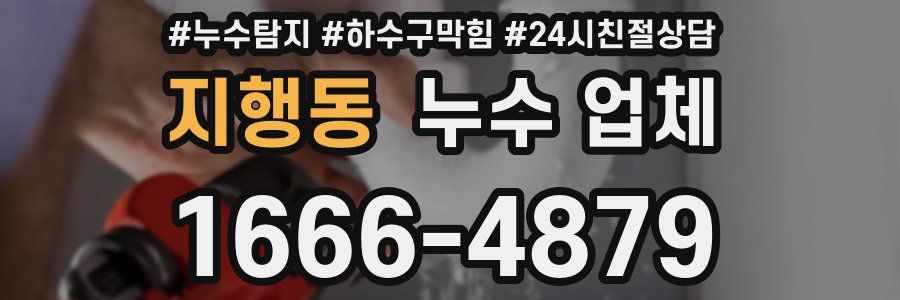 지행동 누수 업체