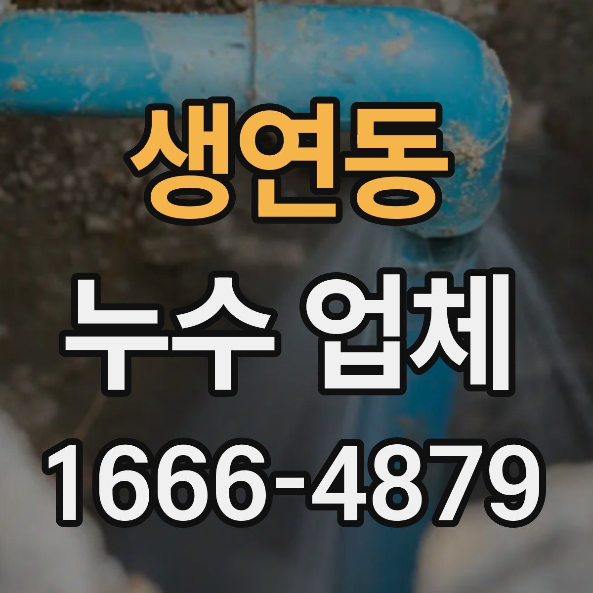 생연동 누수 업체