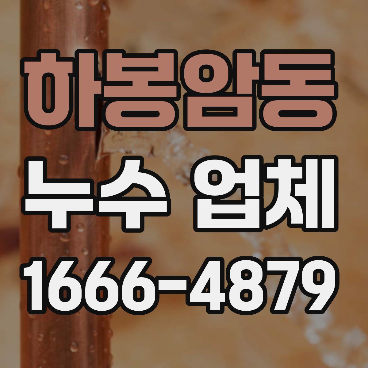 하봉암동 누수 업체
