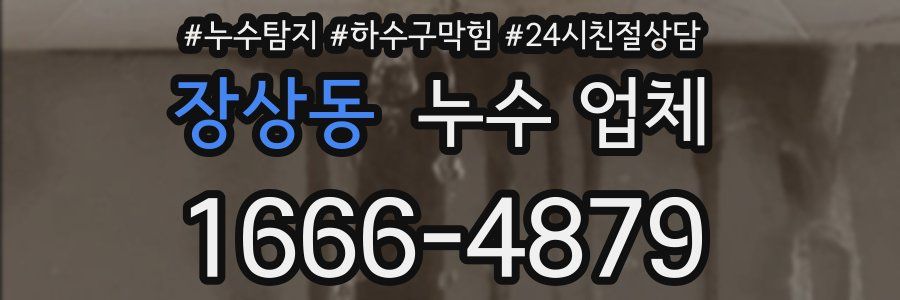 장상동 누수 업체