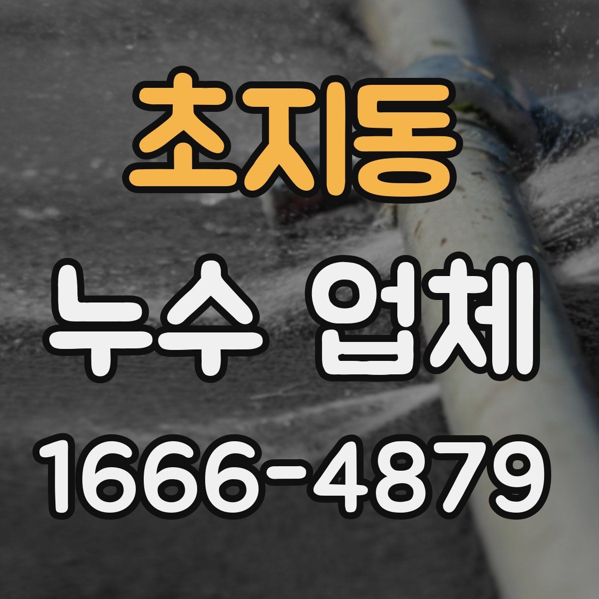 초지동 누수 업체