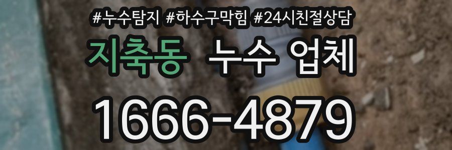 지축동 누수 업체