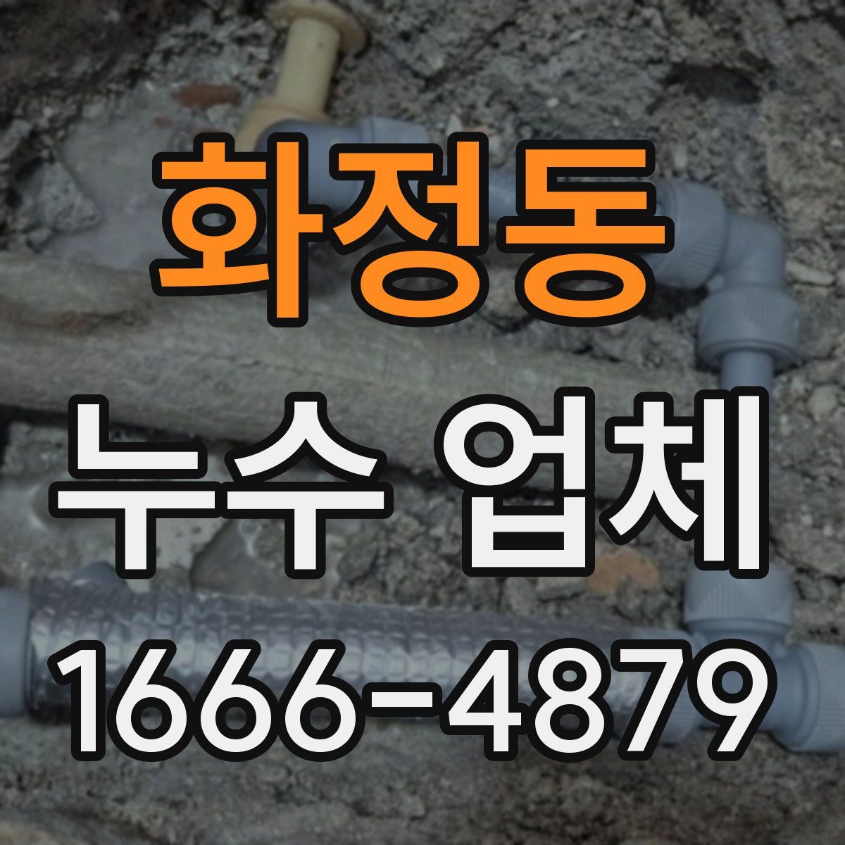 화정동 누수 업체