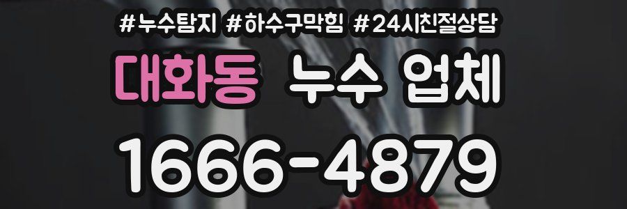대화동 누수 업체
