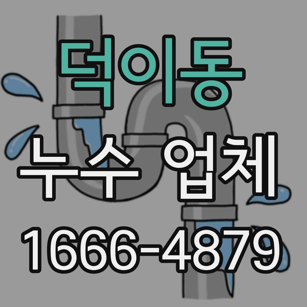 덕이동 누수 업체