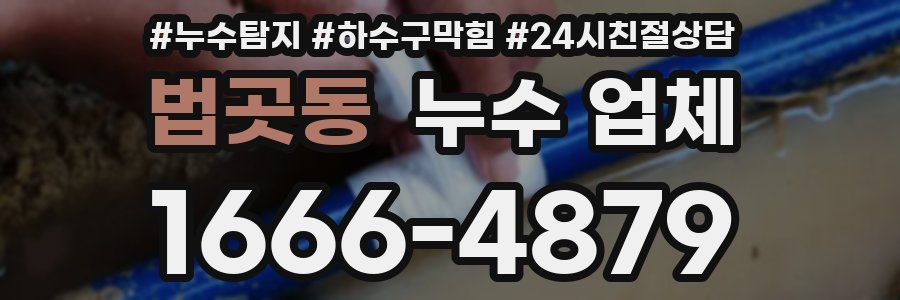 법곳동 누수 업체