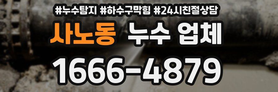 사노동 누수 업체