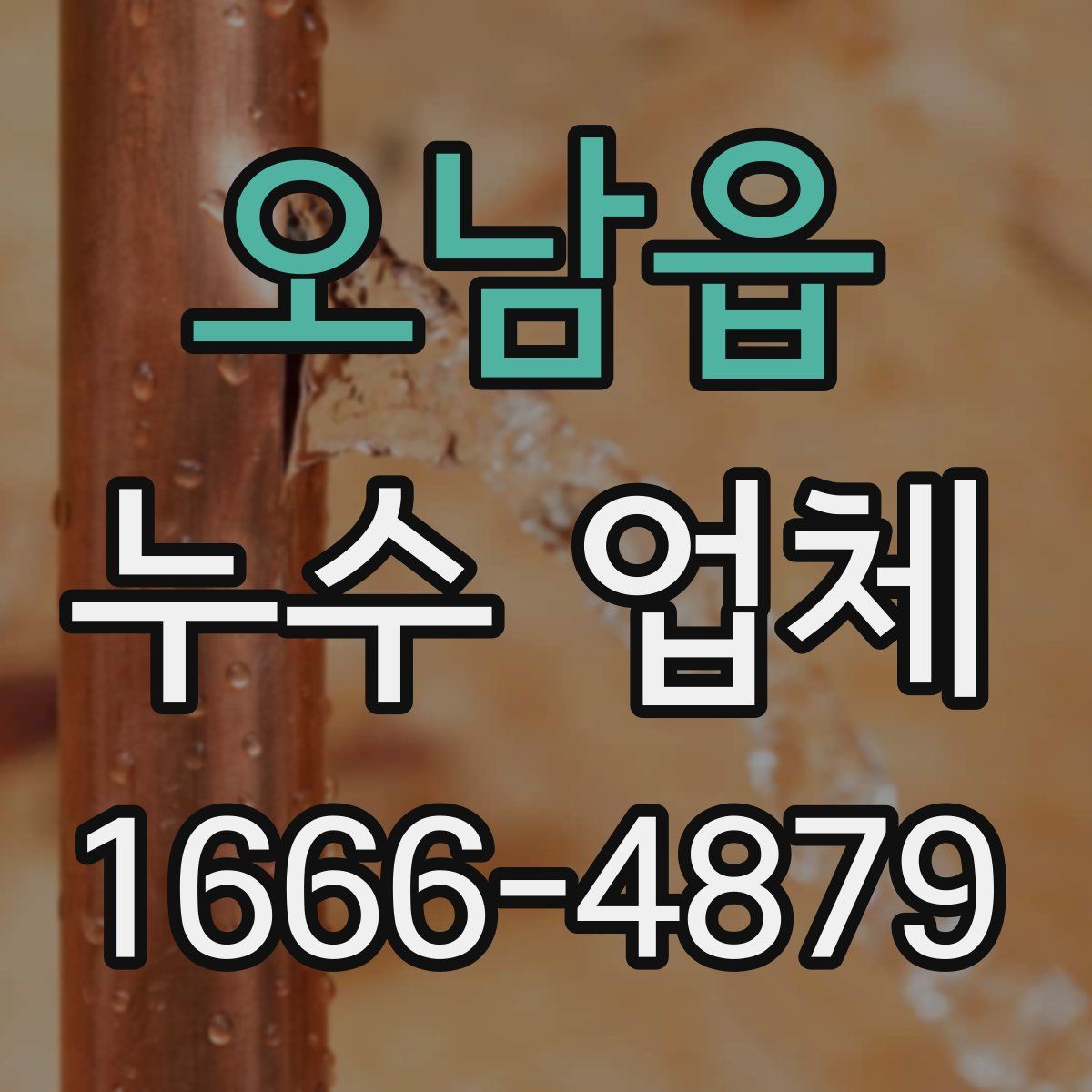 오남읍 누수 업체