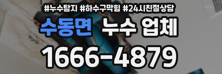 수동면 누수 업체
