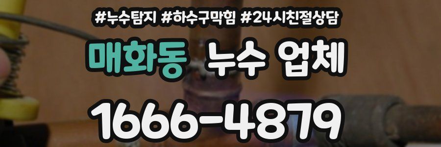 매화동 누수 업체