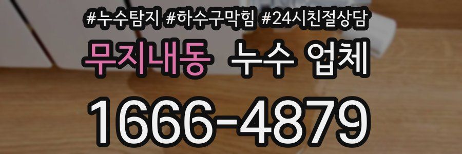 무지내동 누수 업체