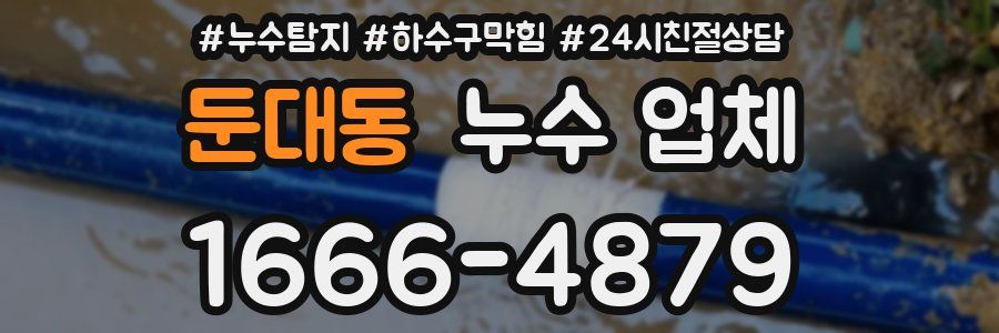 둔대동 누수 업체