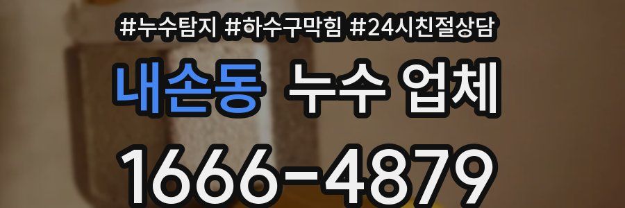 내손동 누수 업체
