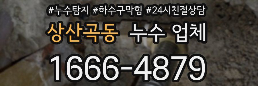 상산곡동 누수 업체