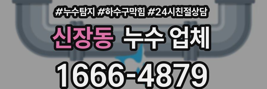 신장동 누수 업체
