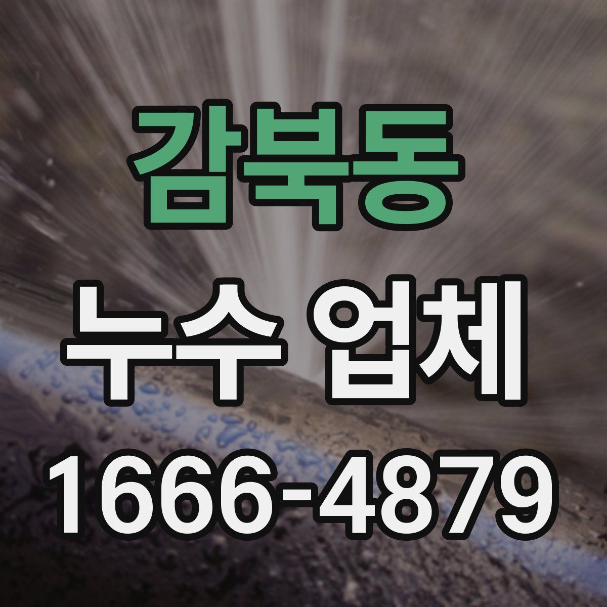 감북동 누수 업체