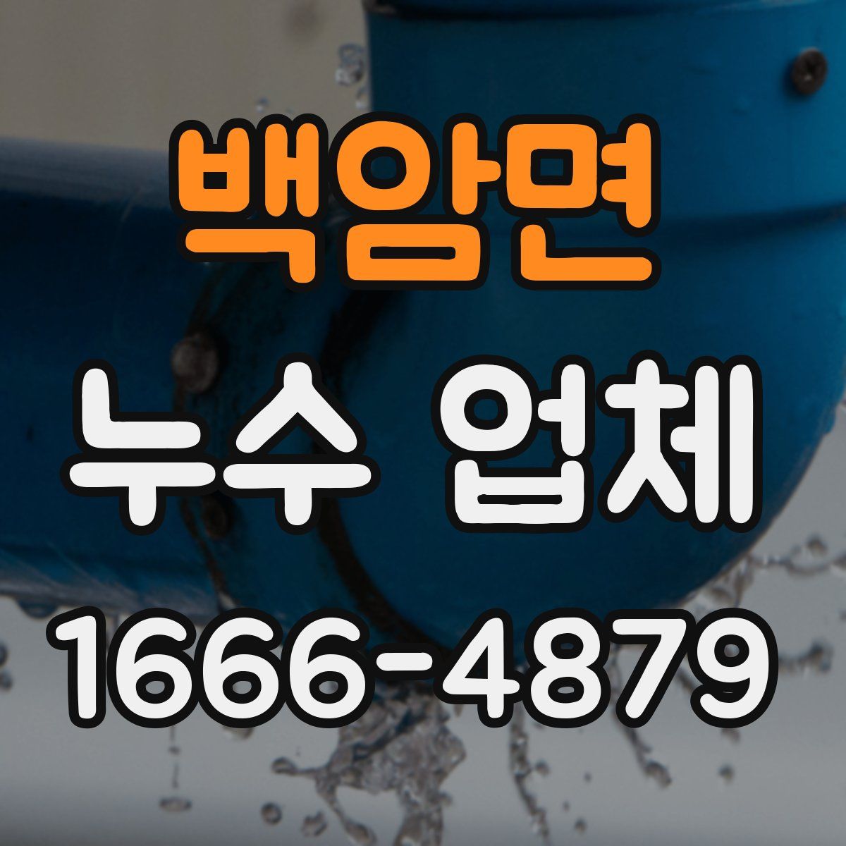 백암면 누수 업체