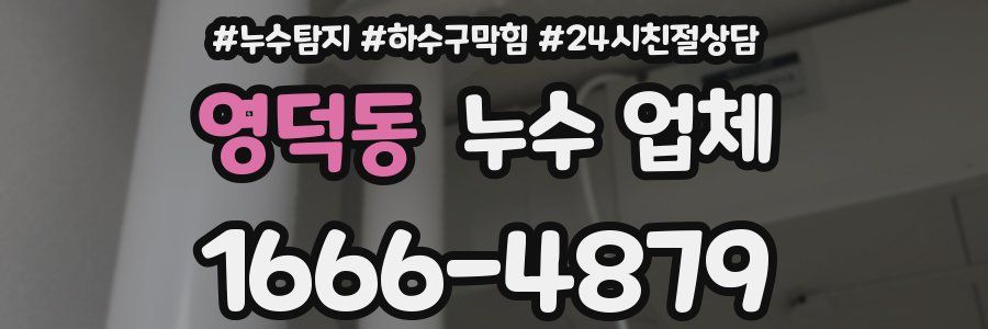 영덕동 누수 업체