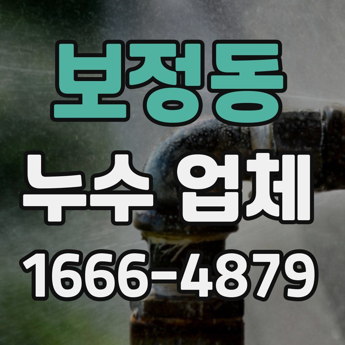 보정동 누수 업체
