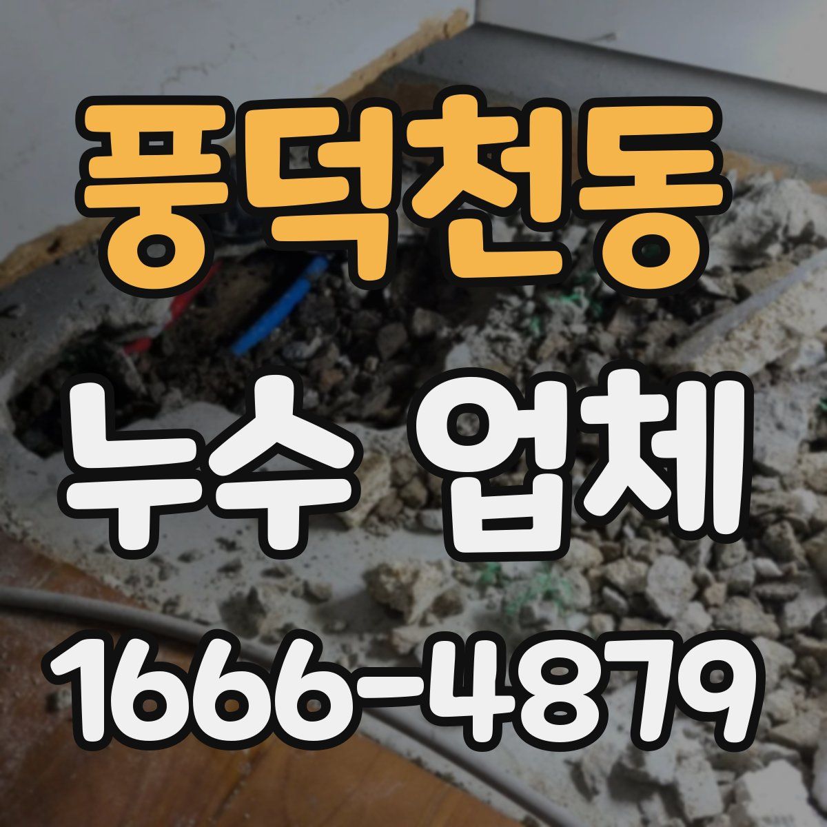 풍덕천동 누수 업체