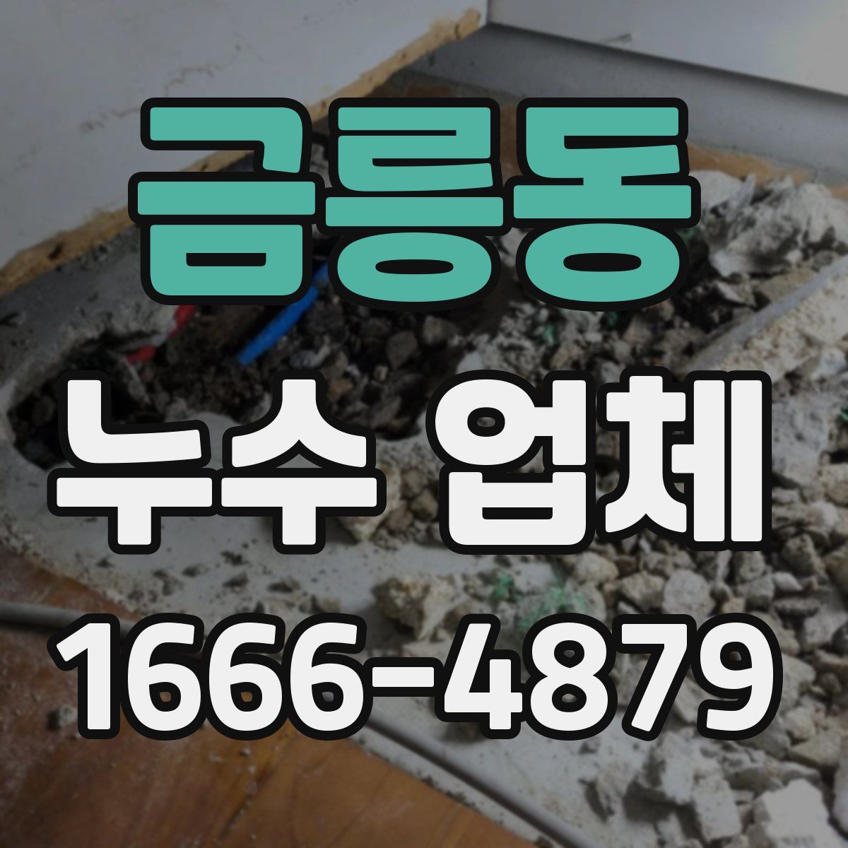 금릉동 누수 업체