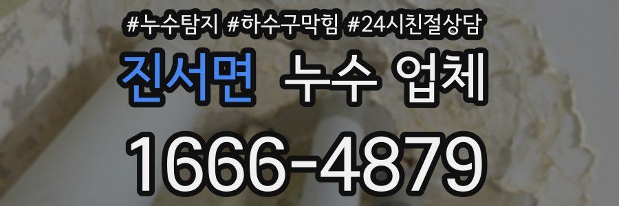 진서면 누수 업체