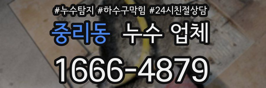 중리동 누수 업체