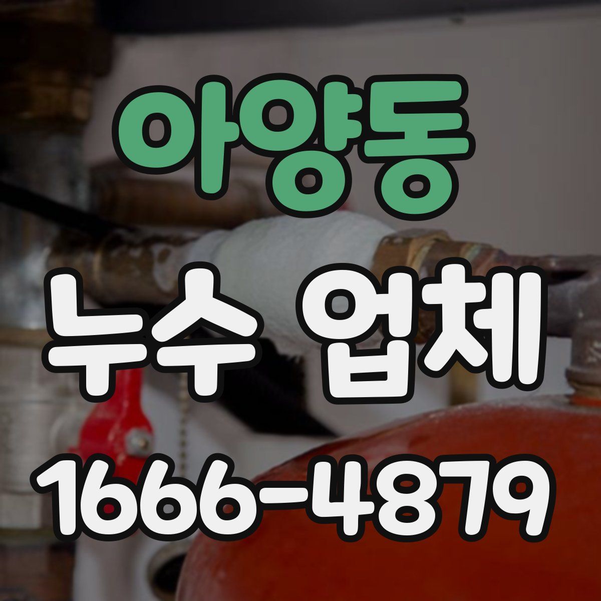 아양동 누수 업체
