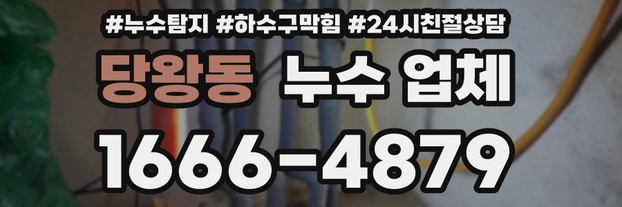 당왕동 누수 업체