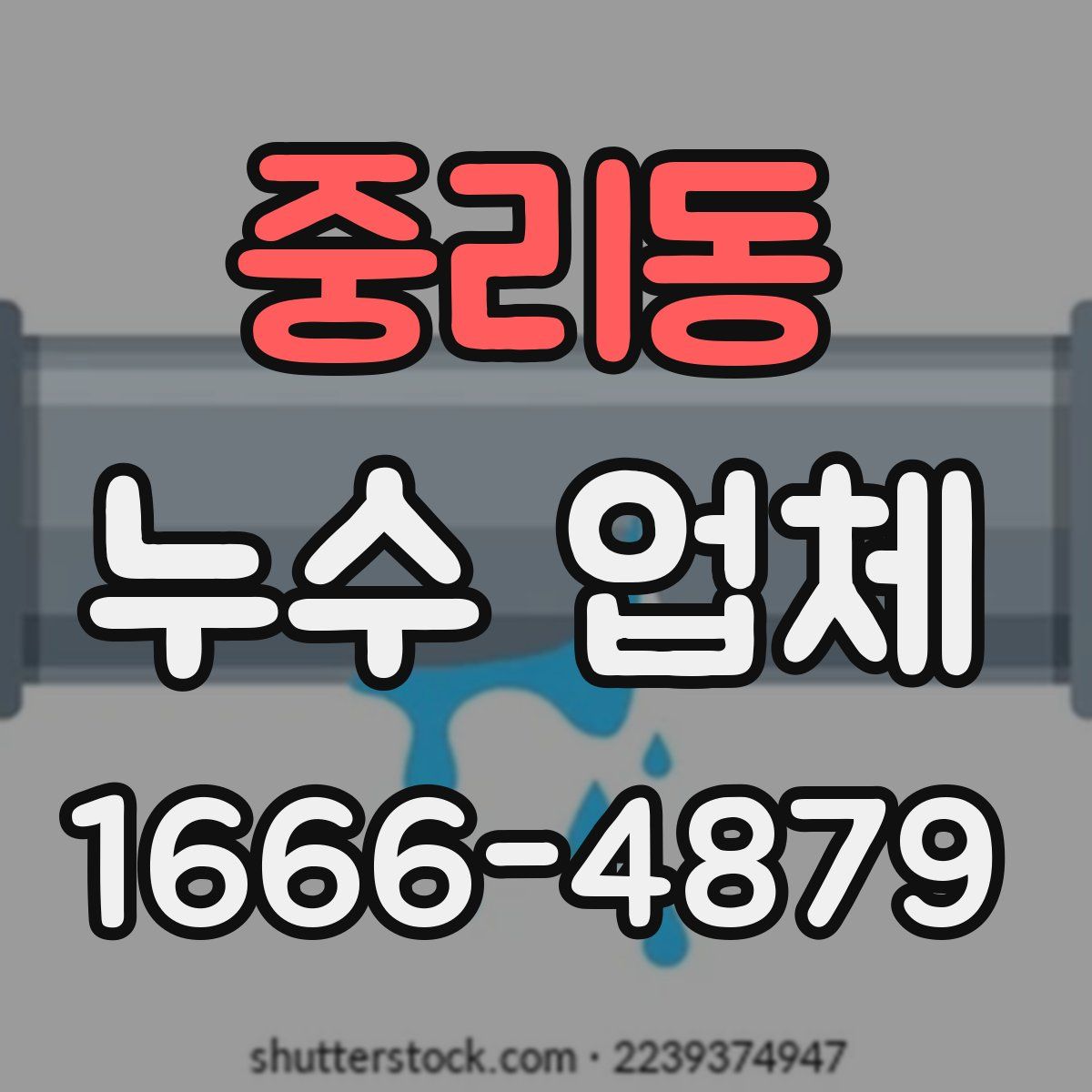 중리동 누수 업체