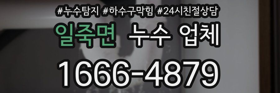 일죽면 누수 업체
