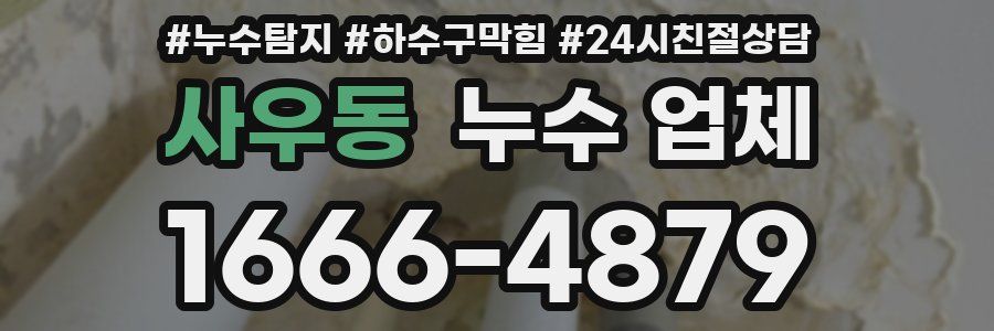 사우동 누수 업체